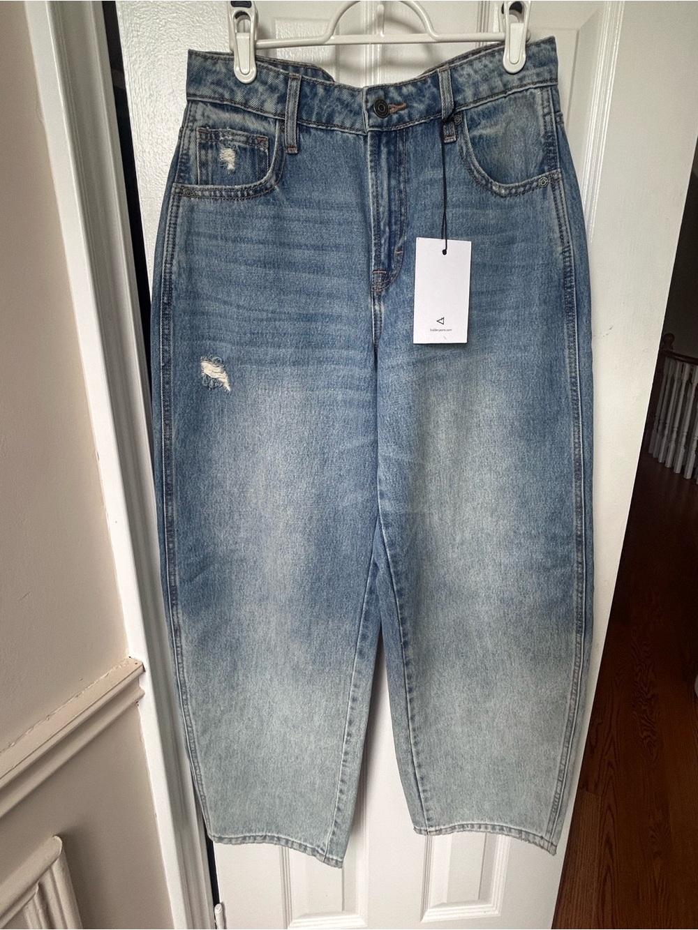 Hidden Sammie High Rise Barrel Jean Medium Light